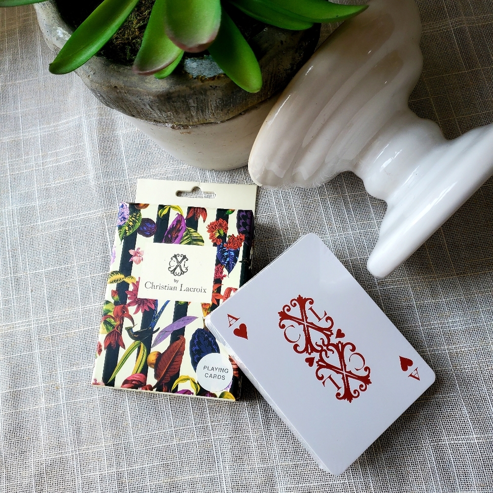 Christian Lacroix Galison Tropical Poker Sealed Playing Cards